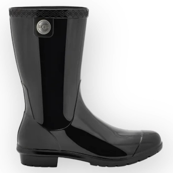 Ugg NIB Sienna Black Boots Womens Size 5 - Picture 4 of 10